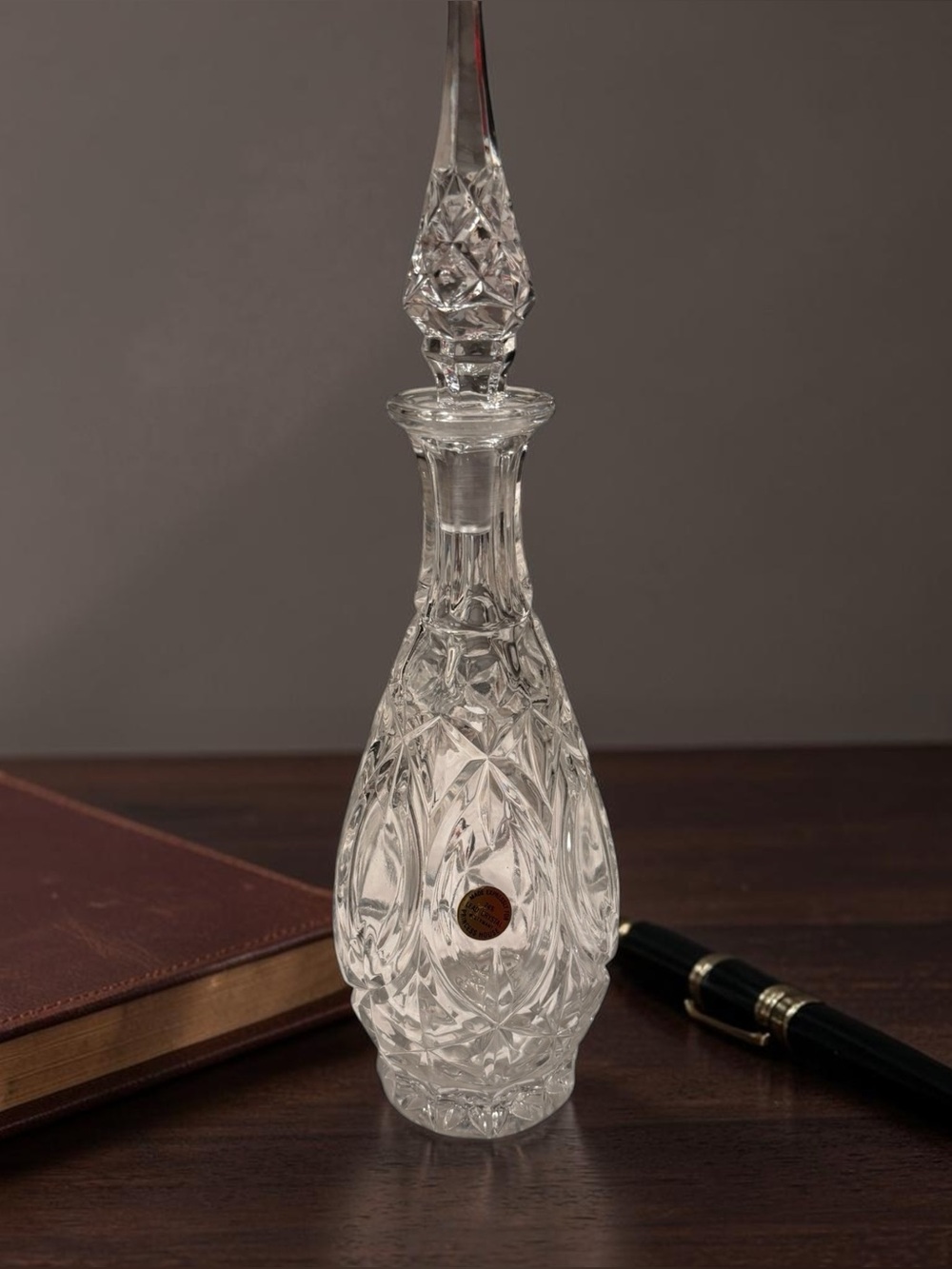 Princess House #776 Wine Decanter w/ Stopper – West Germany 24% Lead Crystal VTG